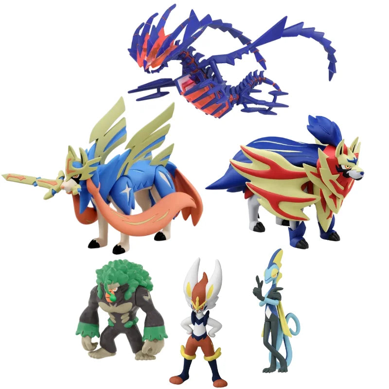 Original TOMY Pokemon Figures Sword Shield Collection  Rillaboom