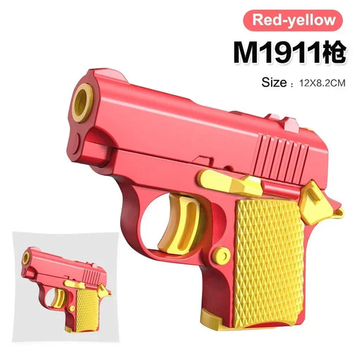 Mini Gravity Printing 1911 Children'S Toy Guns Model Fidget Toy for