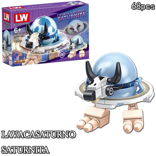 Italian Brainrot Animals Tung Tung Tung Sahur Building Blocks