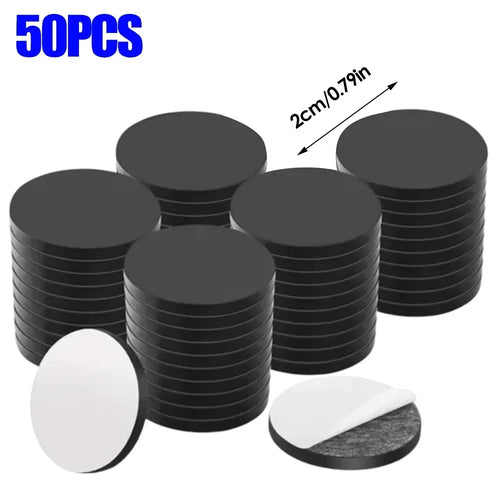 30/50/100pcs Self Adhesive Magnetic Dia 20mm Thickness 2mm Round