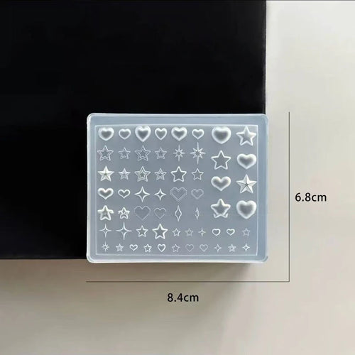 3D Mold Silicone Nail Art Decorations DIY Flower Bow Angle Wing