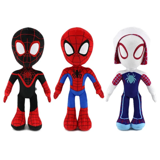 32CM Anime Avengers Spiderman Plush Toys Into the Spider-Verse Gwen
