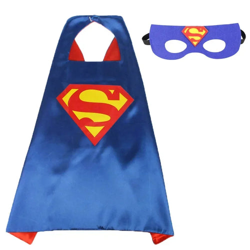 Disney Marvel Masquerade Mask Cape Cloak Anime Spider Man Batman Cloak