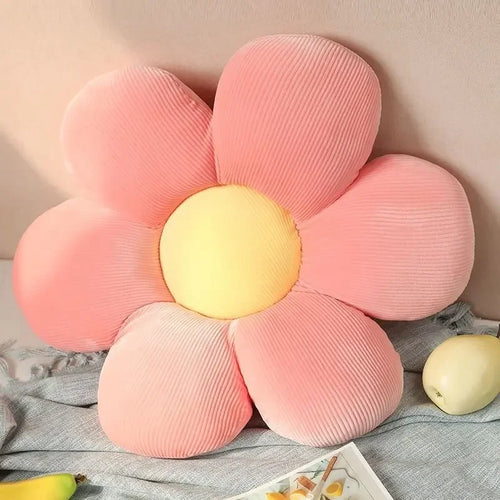 35CM Colorful Flowers Plush Pillow Plant Petal Cushion Stuffed Toys