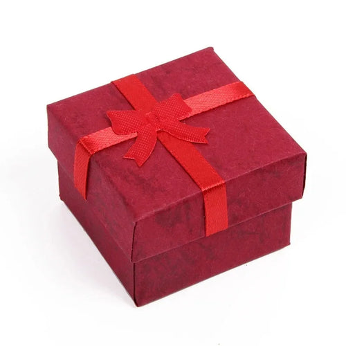 12pcs Paper Box Jewelry Packaging Box Multi-color Earrings Ring Box