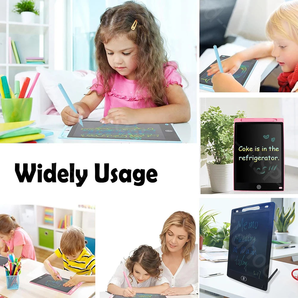 16/12/10.5/8.5Inch LCD Writing Tablet Color Drawing Board Doodle