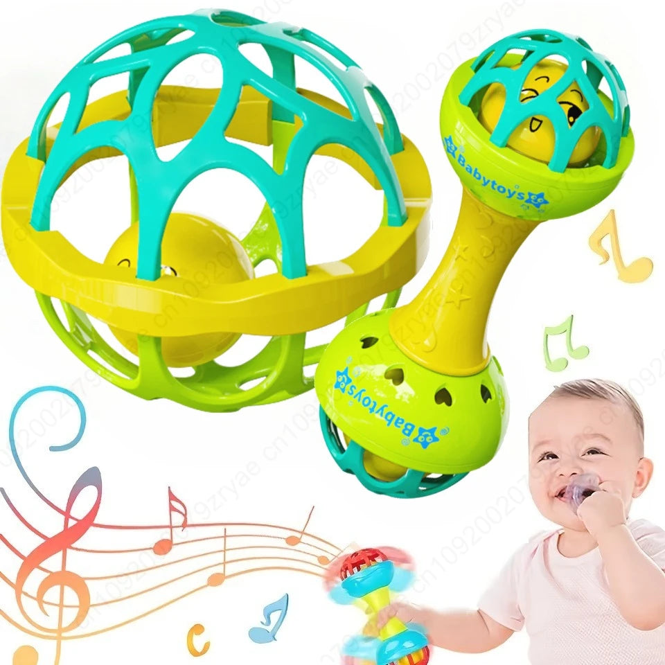 3/1pcs Baby Rattles 0 12 Months Baby Educational Toys Shaker Grab Spin