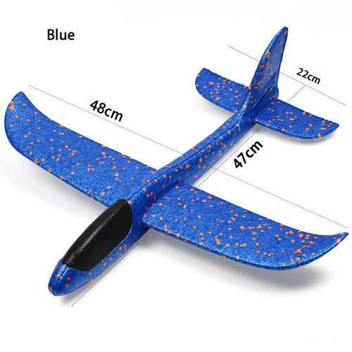 48cm Large EPP Foam Hand Throwing Aircraft Toys Gyratory Stunt