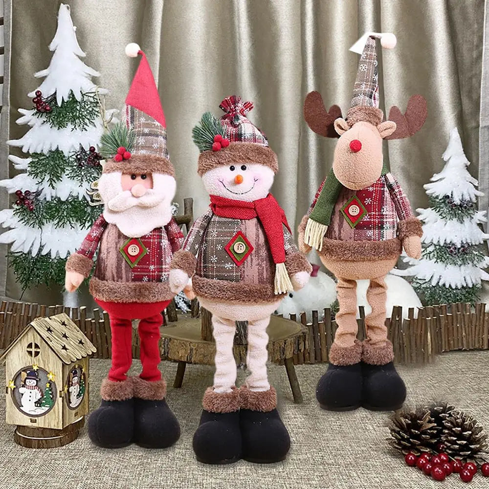 Telescopic Christmas Doll Merry Christmas Decorations For Home 2023