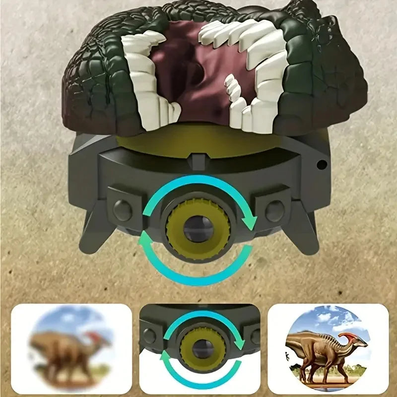 1Pc 3D Dinosaur Projection Electronic Watch for Kids - Fun Luminous