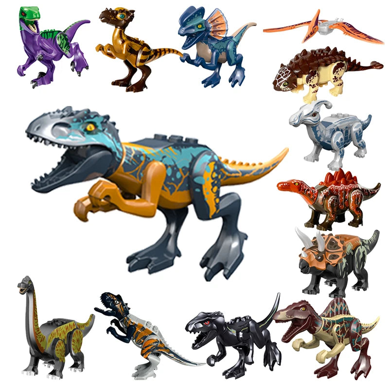 Cool Jurassic Dinosaurs World Velociraptor Triceratops Indominus T-Rex
