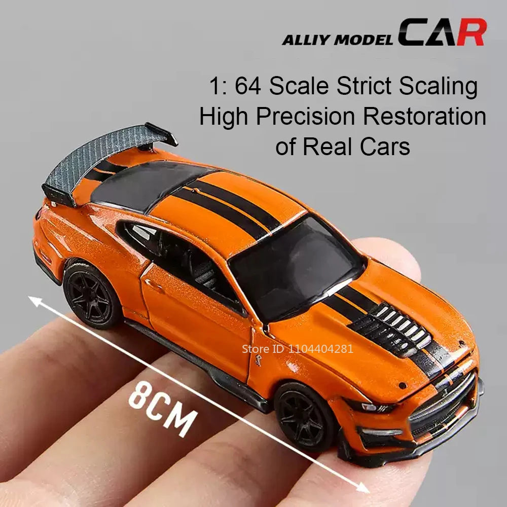 1:64 Scale JDM Corvette GT500 Firebird Daytona Stardust Alloy Diecast