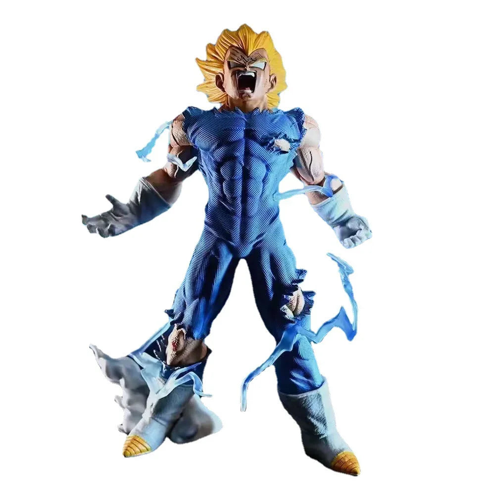 27cm Dragon Ball Z Majin Vegeta Anime Figure Self-destruct Super