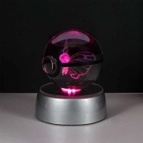 Pokemon Crystal Ball Pikachu Gengar Eevee Mewtwo Lacario Anime Game