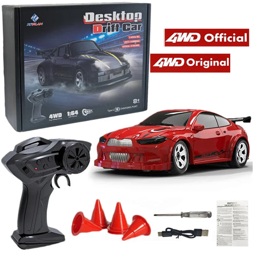 4WD Racing 1:43 or 1:64 RC Electric Drift Car Radio Full Proportional