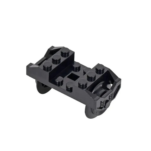 MOC City Creative Idea Train Base Wheel Carriage Building Blocks