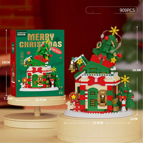 Christmas Gifts Micro Building Block Series Santa Claus Reindeer