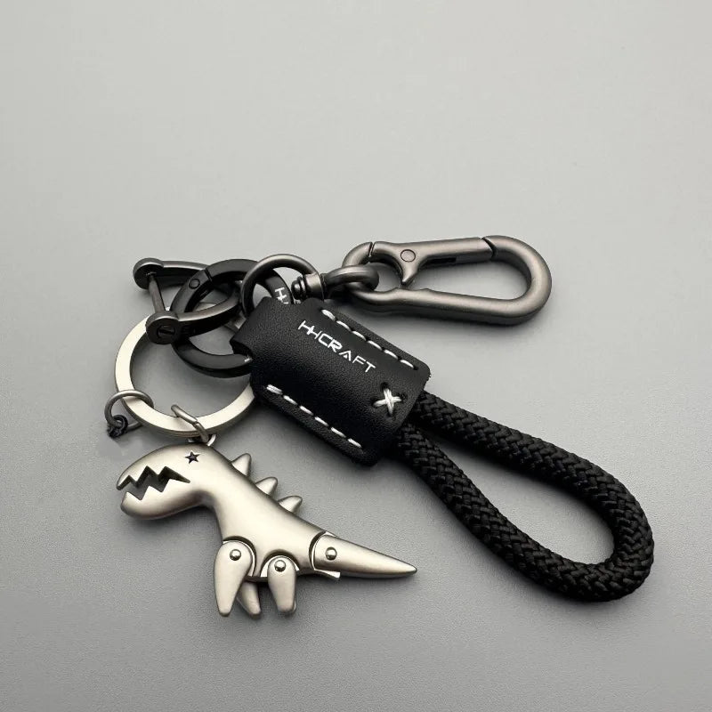 Motorcycle Decoration Accessories and Car Keychain Single Leather