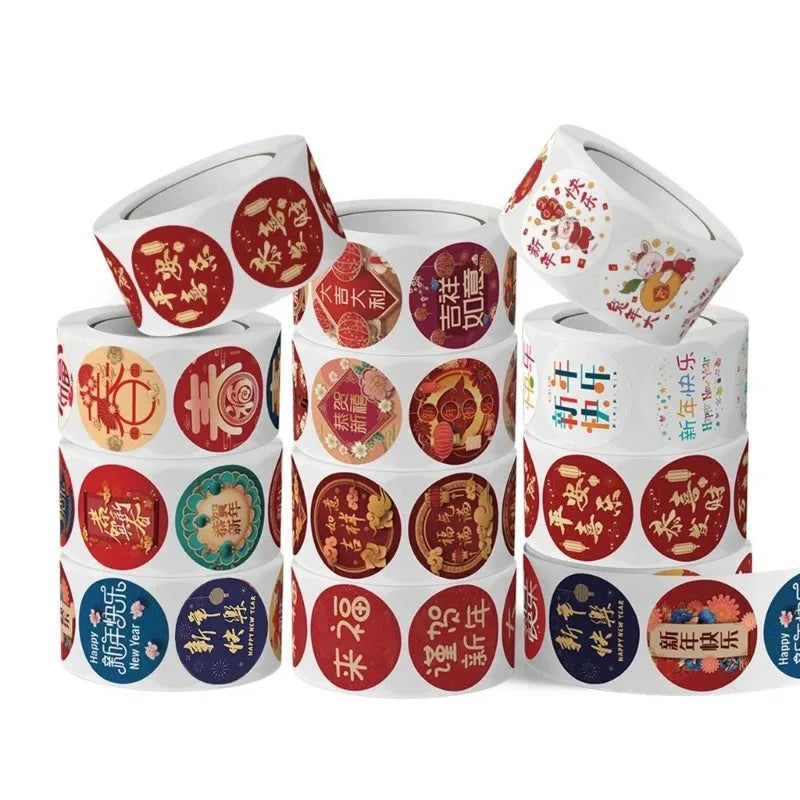 500 sheets per roll Reward stickers 2.5 cm/1 inch Self-made