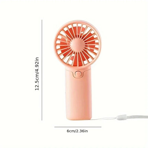 2025 Cute Mini Fan Portable Handheld Fan Lightweight Handy Fan Pocket