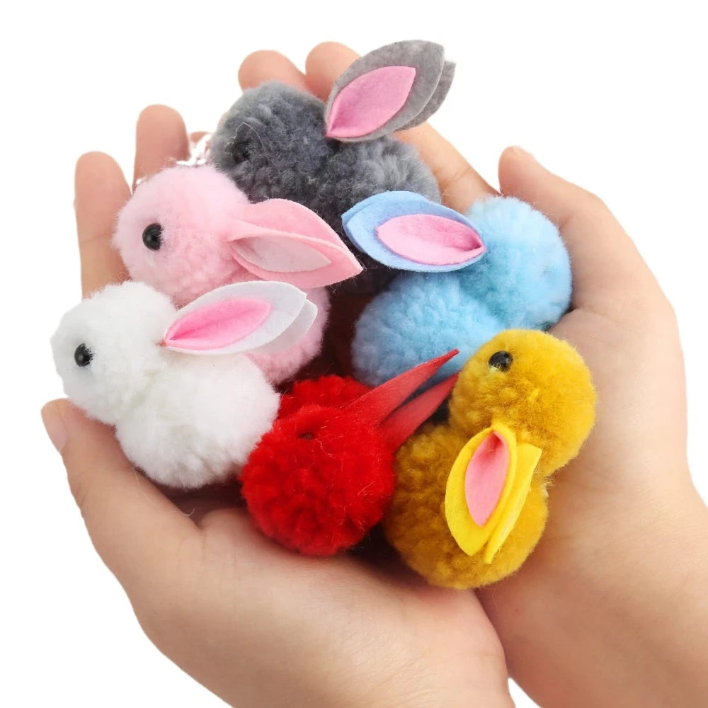 6/12/18/24 Pcs Cute Easter Bunny Eggs for Easter Party Birthday