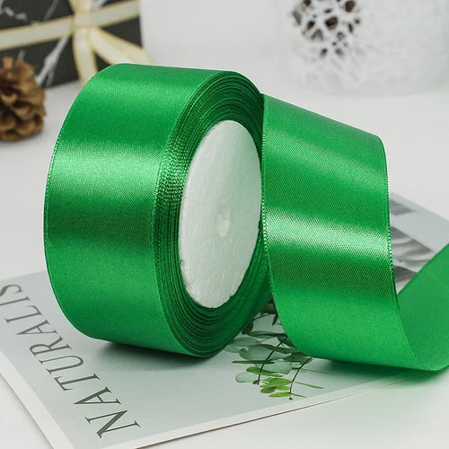 25yards/Roll 40mm Satin Ribbons Crafts Bow DIY Gift Wrap Wine Red