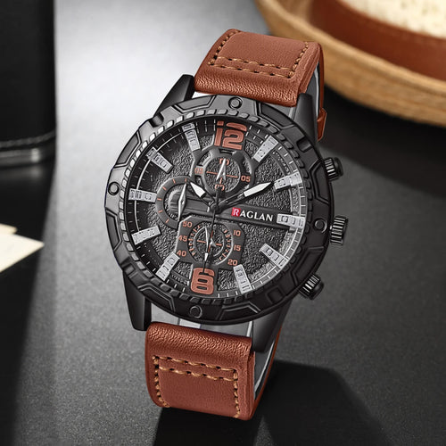 Top Brand Watch For Men Fashion Watches Leather Strap Clock Man