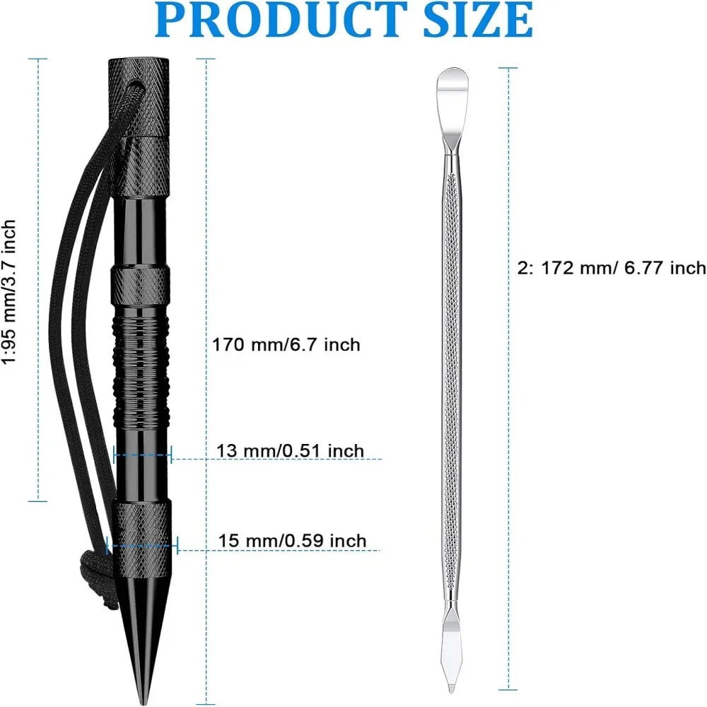 Multifunctional Paracord FID Tool Kit Stainless Steel Marlinspike