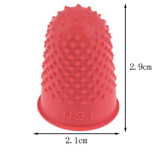 5Pcs Counting Cone Rubber Thimble Protector Sewing Quilter Finger Tip