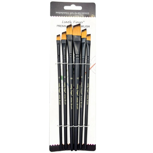 6pcs Artist Paint Brushes Set Artist Paintbrushes For Acrylic Oil