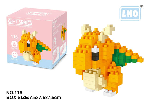 Pokemon Small Blocks Nanoblock Charizard Kyogre Groudon Rayquaza Model