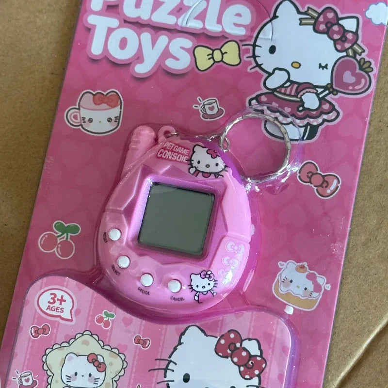 Harajuku Girl Pink Angel Hello Kitty Keychain Pendant Kawaii Charm