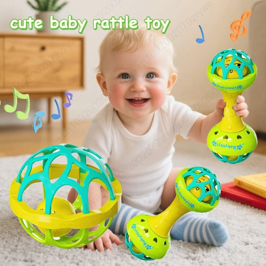 3/1pcs Baby Rattles 0 12 Months Baby Educational Toys Shaker Grab Spin