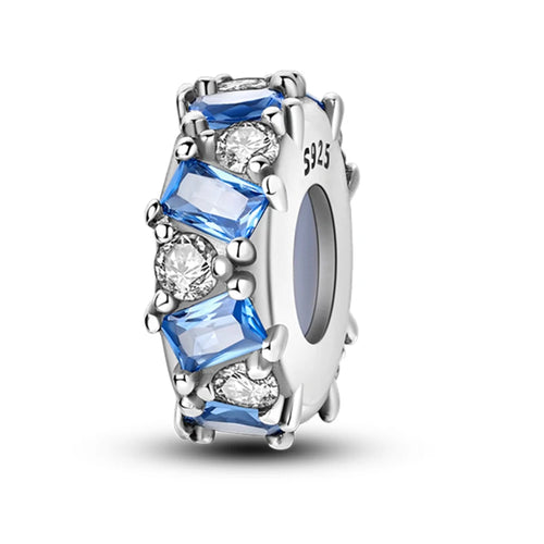 Original 925 Sterling Silver Clip Charm Inlaid Zircon Cat Butterfly