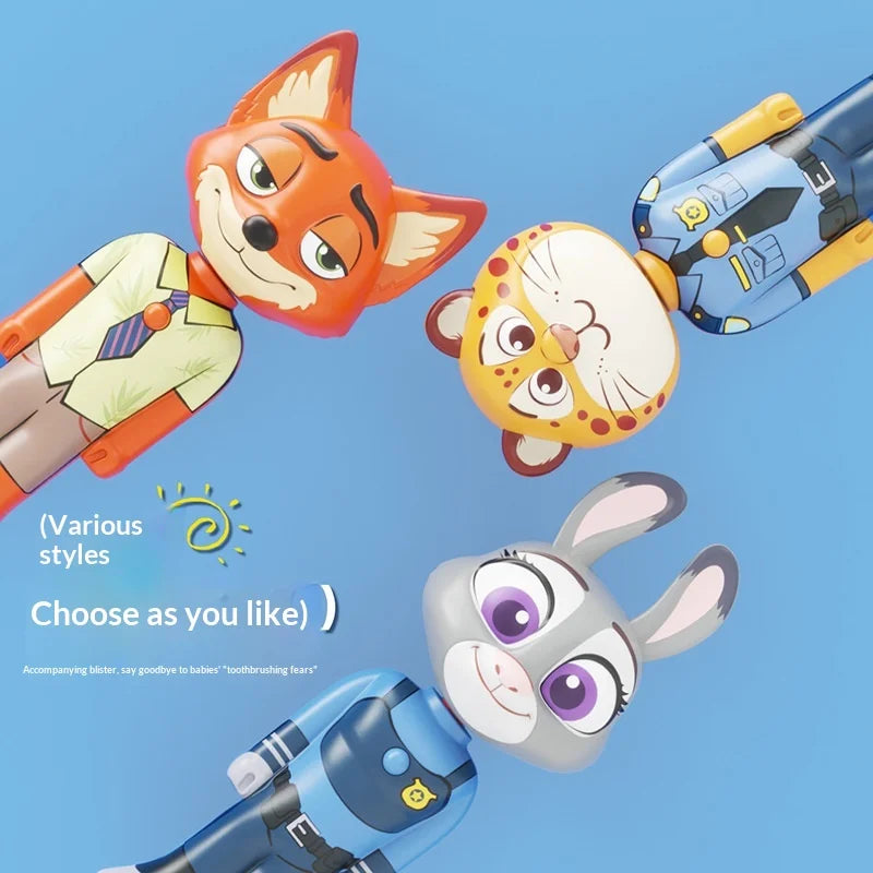 New Zootopia Internet Celebrity Retractable Toothbrush Nick Judy
