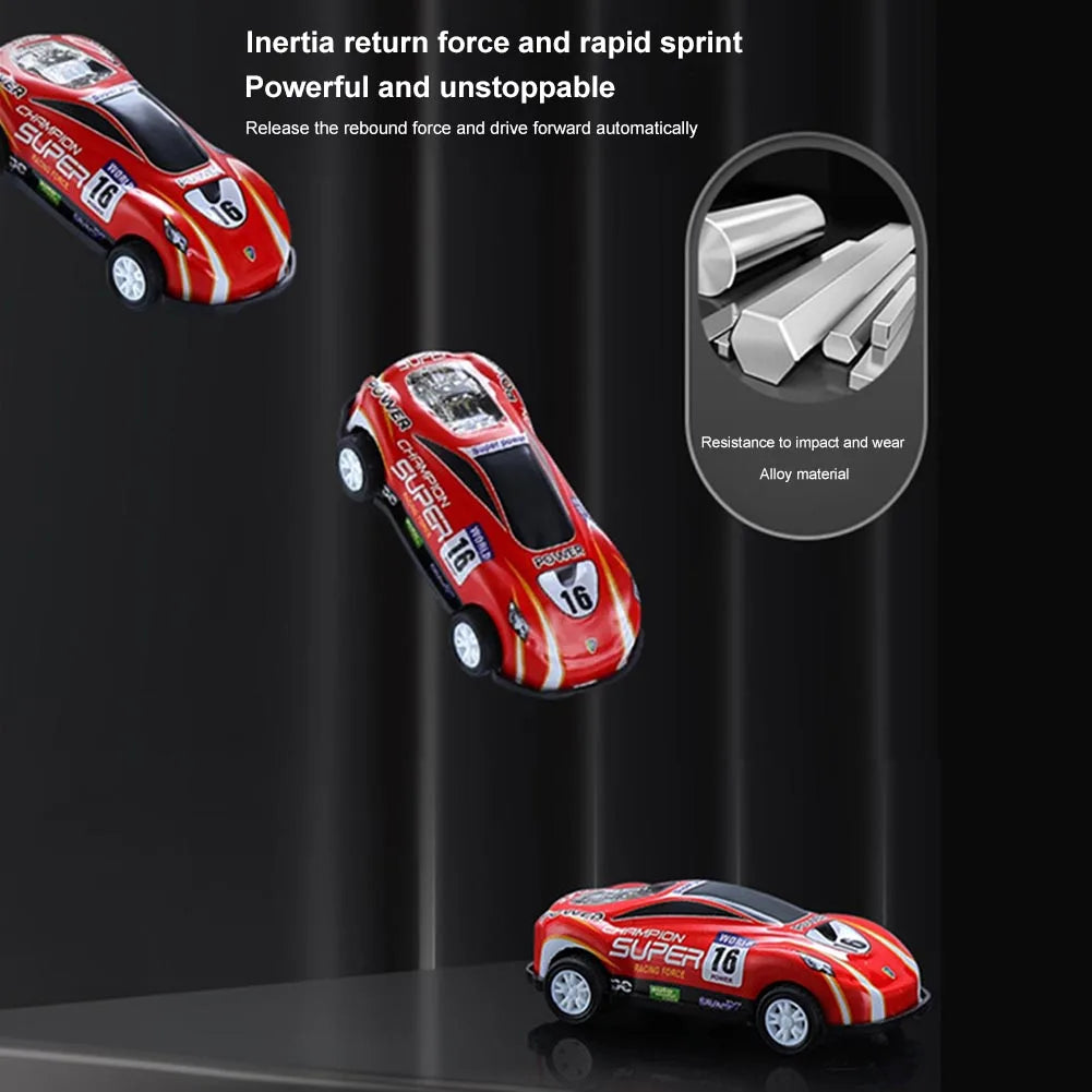 Mini Alloy Car Model Set with Storage Box Diecast Cars Toys for Boys
