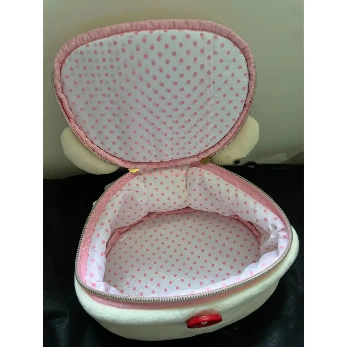 Kawaii Rilakkuma Bear Elliptical Stereoscopic Pencil Bag Portable