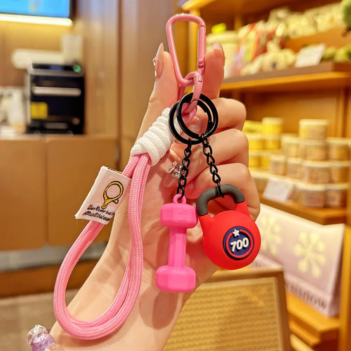 Fitness Keychain for Gym Lovers Premium Gift Sports Enthusiasts