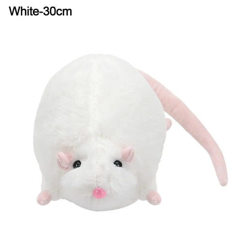 Cute 35/50cm Mouse Doll Cartoon Plush Flower Branch Rat Doll Soft