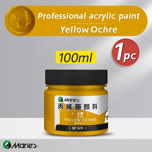 Marie's Art Acrylic Paint,3.38oz/100ml,Rich Pigmented,Painting for