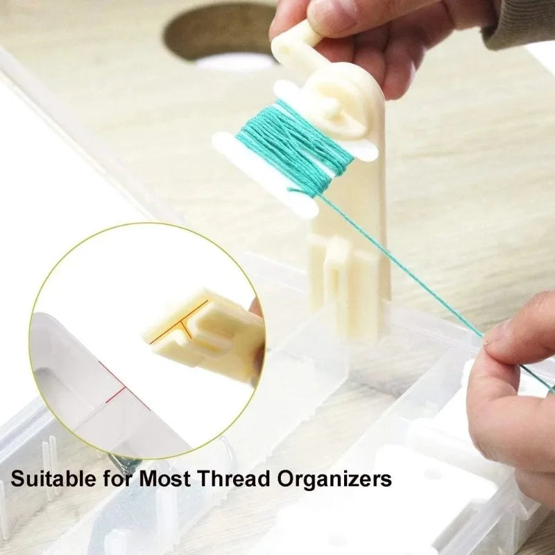 Thread Organizer Embroidery Thread Holder Floss Craft Bobbin Cross