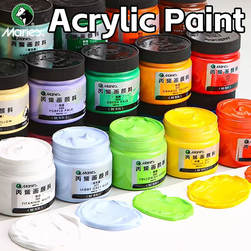 Marie's Art Acrylic Paint,3.38oz/100ml,Rich Pigmented,Painting for