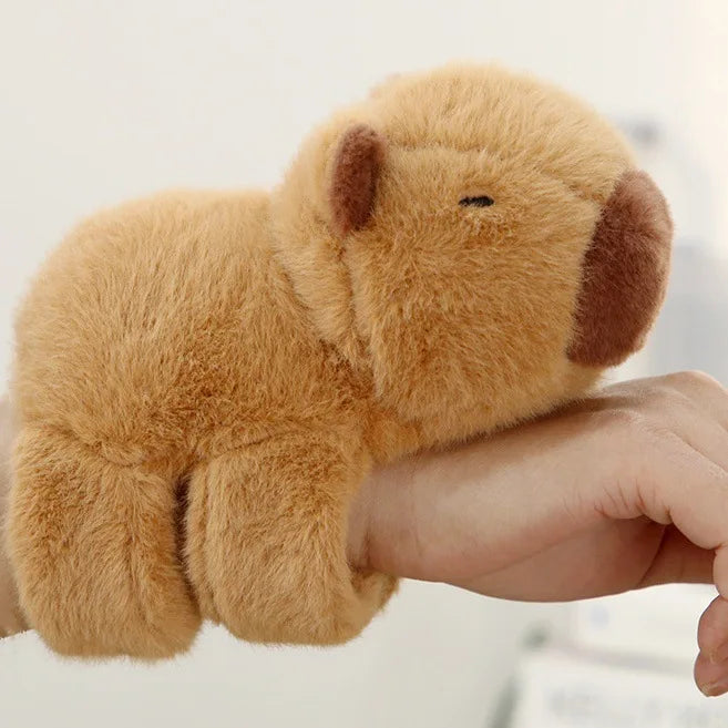 Kawaii Animal Panda Capybara Fox Wristband Plush Doll Toys Soft Wrist