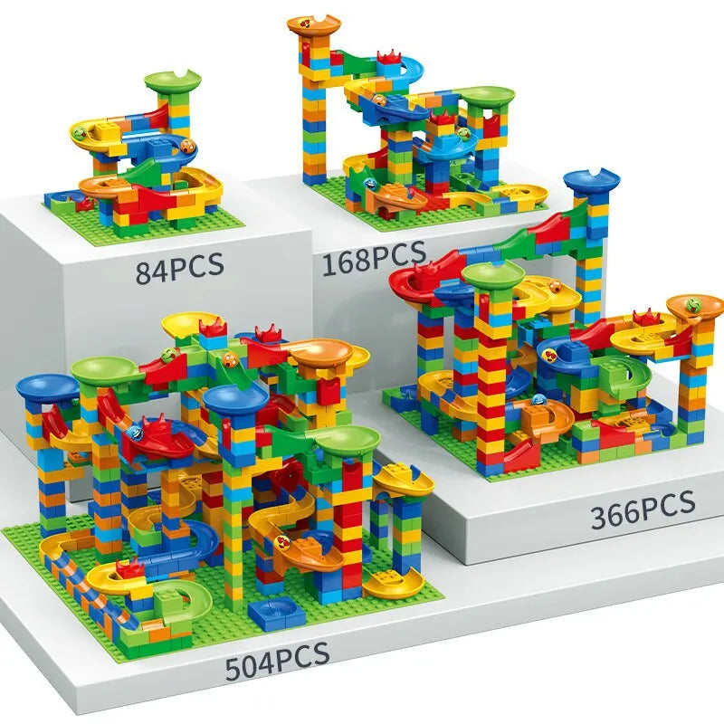 Children's Slide Small Block Block Assembly Particles DIY Educational