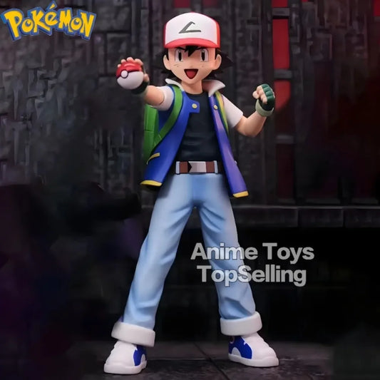 13cm/5.1in Anime Pokemen Figure Ash Ketchum Action Figures Pvc