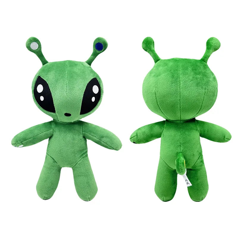 30cm Green Alien Plush Toy Anime Tentacled Horn Alien Monsters Horror
