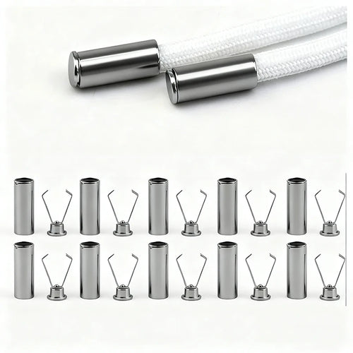 10pcs Heavy Duty Cord Locks Adjustable Metal Clips Secure Fastening