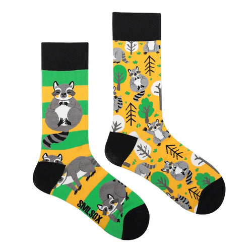 1 Pair Man Women Sock Original AB Tide Socks Colorful Cat Dog Koala