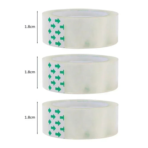 10/5/1 Rolls Premium Transparent Tape 0.8cm 1.2cm 1.8cm Multifuntion