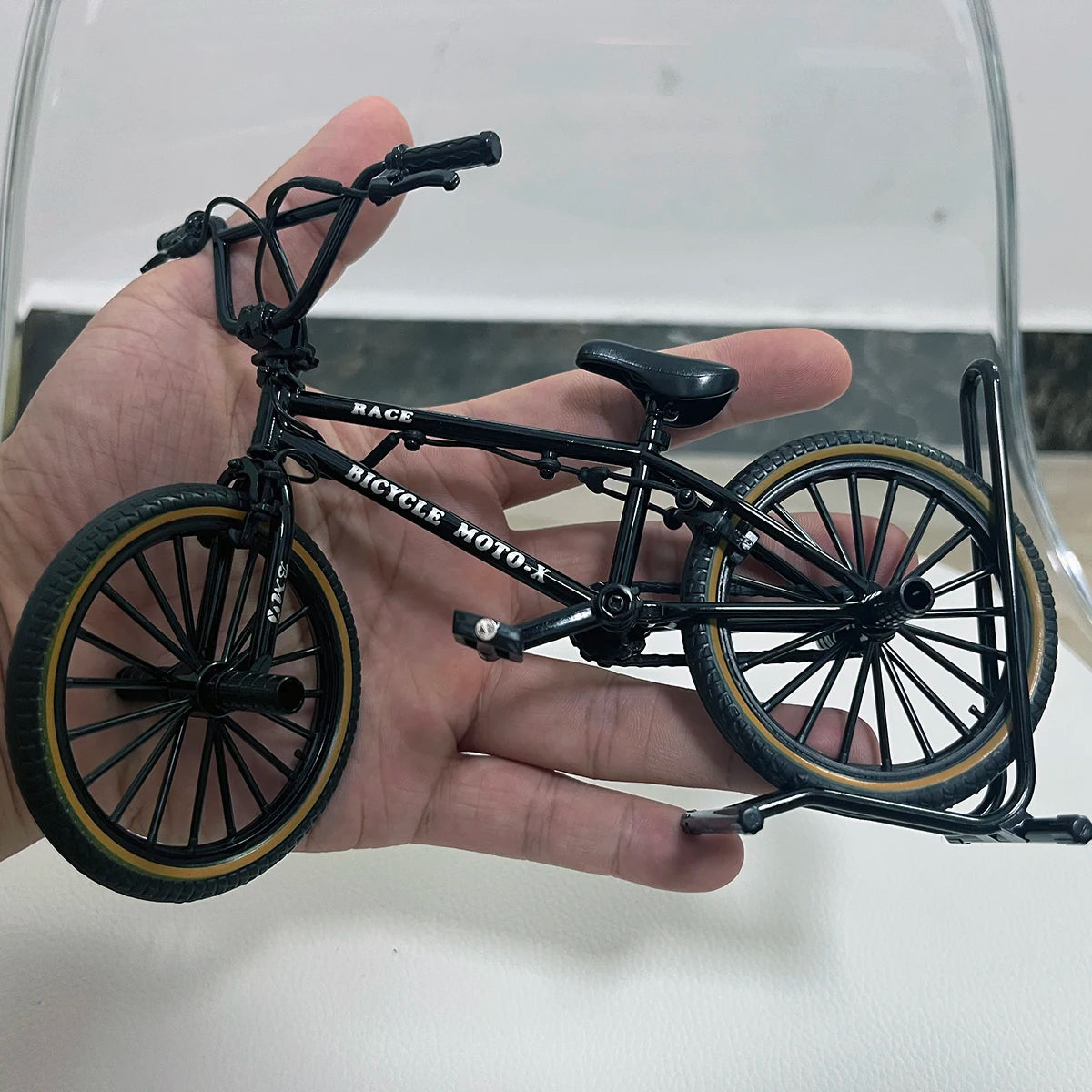 1:8 Mini Model Alloy Bicycle Diecast Decoration Metal Mountain Finger